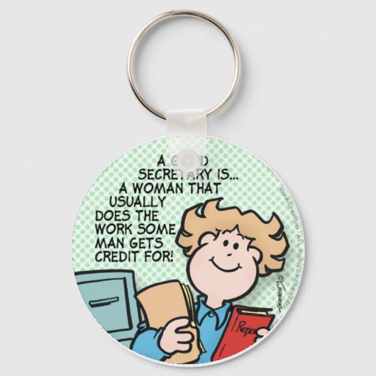 Goed secretaris sleutelhanger (Voorkant)