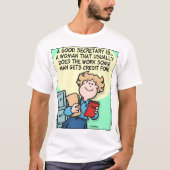 Goed secretaris t-shirt (Voorkant)