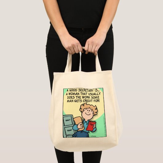 Goed secretaris tote bag (Voorkant (product))