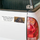 Goed, slecht, de Bumblesnot bumper sticker (Op Truck)