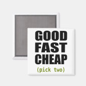 Goed Snel Goedkope Magnetisch Magneet (Voorkant / Achterkant)