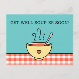 GOED SOUP-ER, SNEL! BRIEFKAART