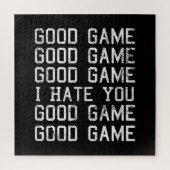 Goed spel Goed spel Ik haat je grappig Legpuzzel (Verticaal)