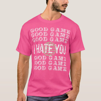 Goed spel Ik haat je volleybal T-shirt