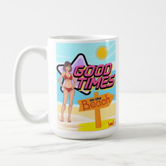 goed strandtijd koffiemok (Links)