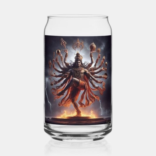 Goed tattoo blikvorm glas (Voorkant)