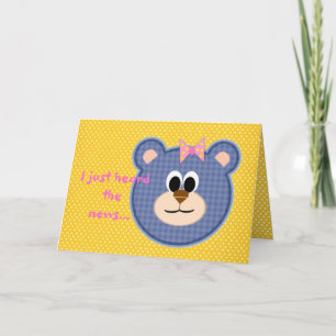 Goed Teddy Bear Kaart