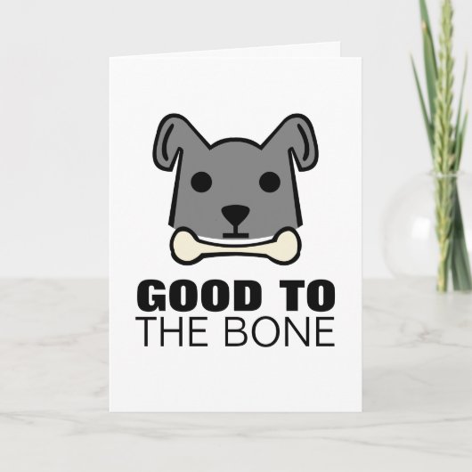 Goed tot op het Bot, Hond Kaart (Voorkant)