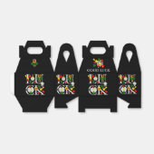 Goed uitgelijnde doos bedankdoosjes (Uitgevouwen)