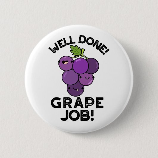 Goed uitgevoerde baan van de Grafiek Positief frui Ronde Button 5,7 Cm (Voorkant)