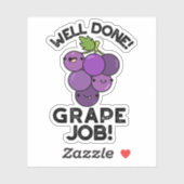 Goed uitgevoerde baan van de Grafiek Positief frui Sticker (Vel)