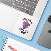 Goed uitgevoerde baan van de Grafiek Positief frui Sticker (Laptop met iPhone)
