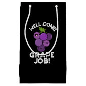 Goed uitgevoerde baan van druiven Positief fruitbo Klein Cadeauzakje (Voorkant)