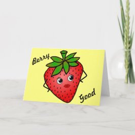 Goed uitgevoerde de groetenkaart van BerryGood Kaart