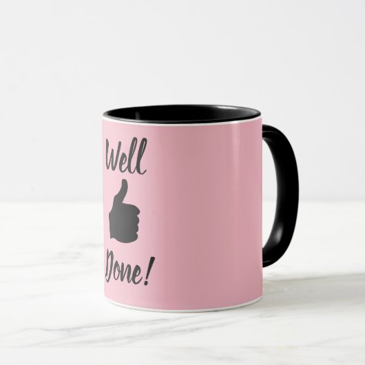 Goed uitgevoerde mok (Voorkant rechts)