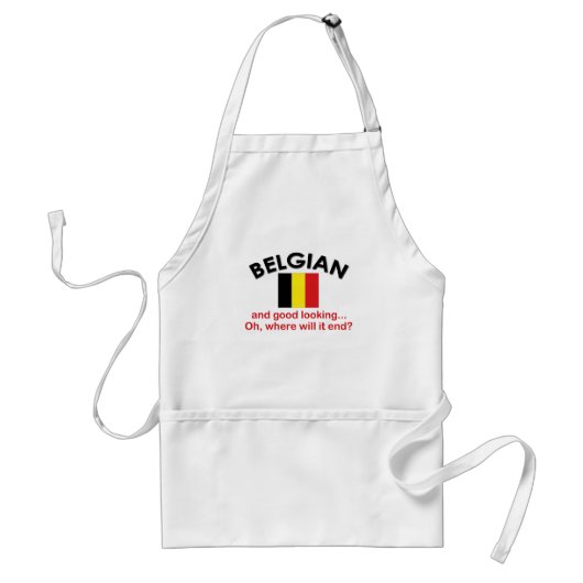 Goed uitziend Belgisch Standaard Schort (Voorkant)