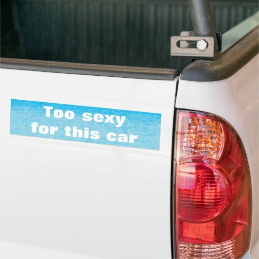 Goed uitziend bumpersticker (Op Truck)