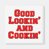 Goed uitziend en grappig koken magneet (Voorkant)