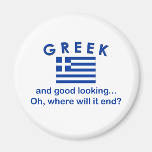 Goed uitziend Grieks Magneet