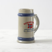 Goed uitziend Noors Bierpul (Voorkant rechts)