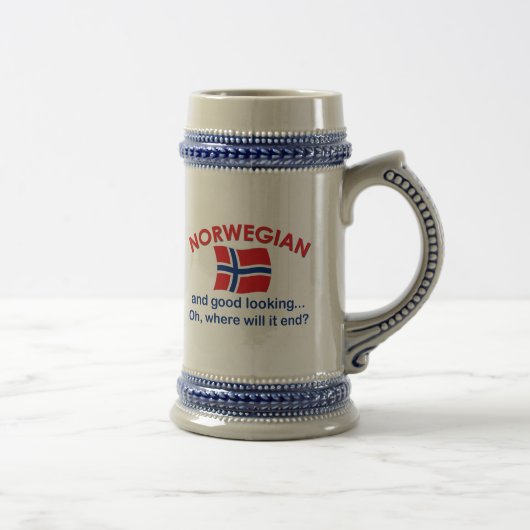 Goed uitziend Noors Bierpul (Rechts)