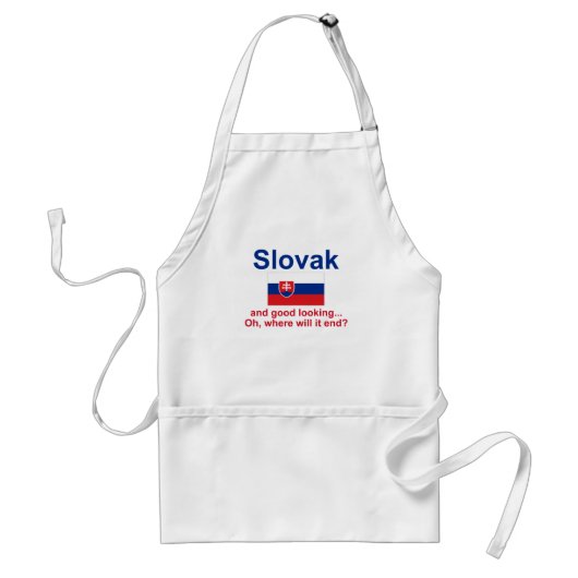 Goed uitziend Slowaaks Standaard Schort (Voorkant)