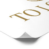 Goed uitziende 90e verjaardag poster (Hoek)