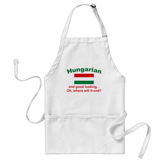 Goed uitziende Hongaars Standaard Schort (Voorkant)