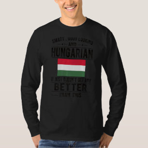 Goed uitziende Hongaarse vlag Hongarije Hongaarse T-shirt