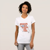 Goed uitziende Missouri-T-shirt T-shirt (Voorkant volledig)