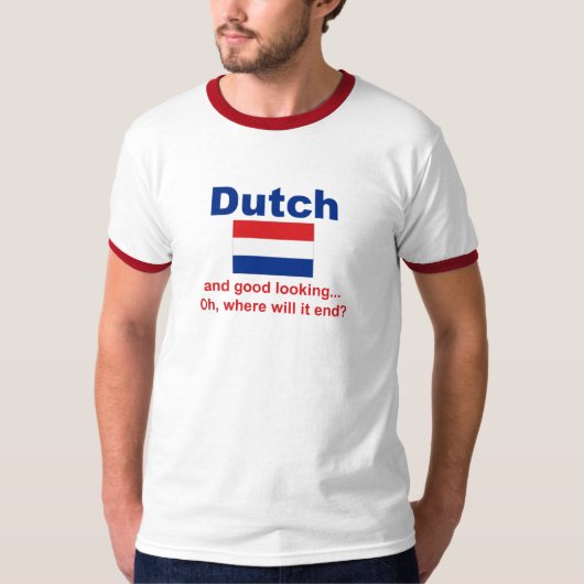 Goed uitziende Nederlands T-shirt (Voorkant)