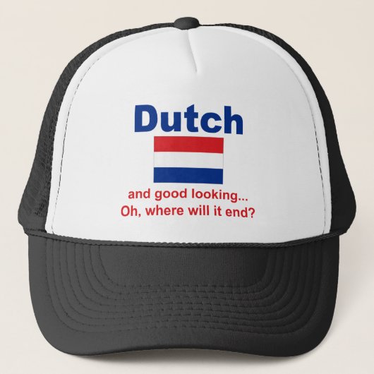 Goed uitziende Nederlands Trucker Pet (Voorkant)