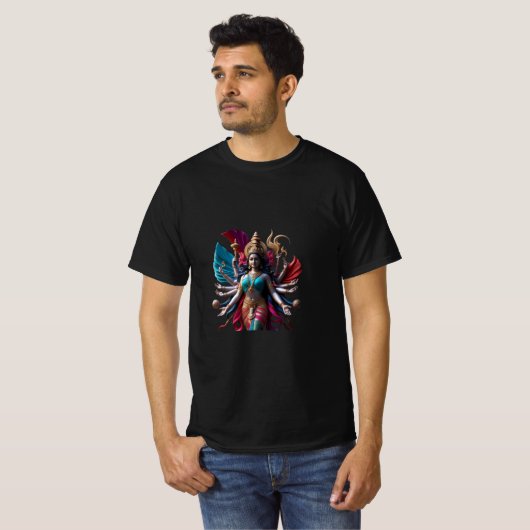 Goed van Durga T-shirt (Voorkant volledig)