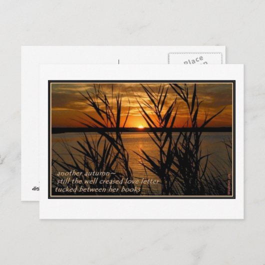 Goed verkorte liefdesbrief briefkaart (Voorkant / Achterkant)