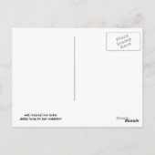 Goed verkorte liefdesbrief briefkaart (Achterkant)