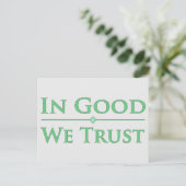 Goed vertrouwen we briefkaart (Staand voorkant)