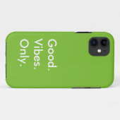 Goed. Vibes. Alleen. ( kleuren en tekst) Case-Mate iPhone Case (Achterkant (horizontaal))