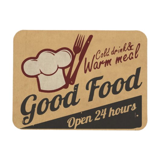 Goed voedsel magneet (Horizontaal)