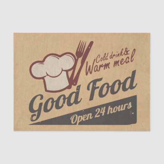 Goed voedsel tissuepapier (Voorkant)