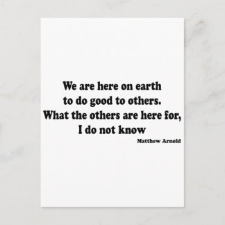 Goed voor anderen briefkaart