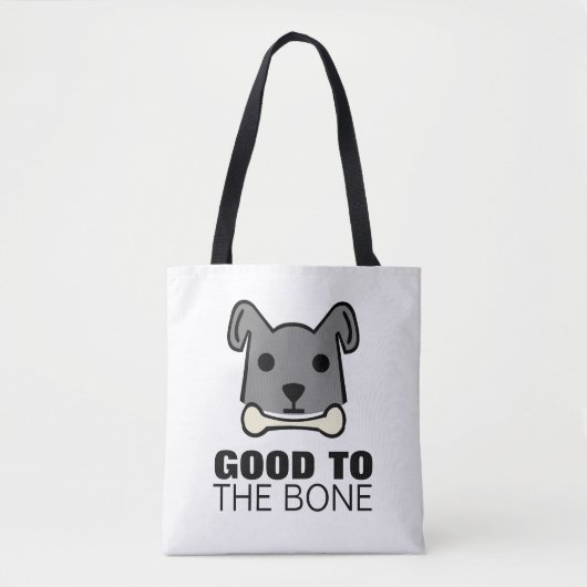Goed voor de botte, hond tote bag (Voorkant)