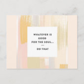 Goed voor het Soul Briefkaart (Voorkant)