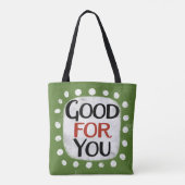 Goed voor je Canvas tas (Achterkant)