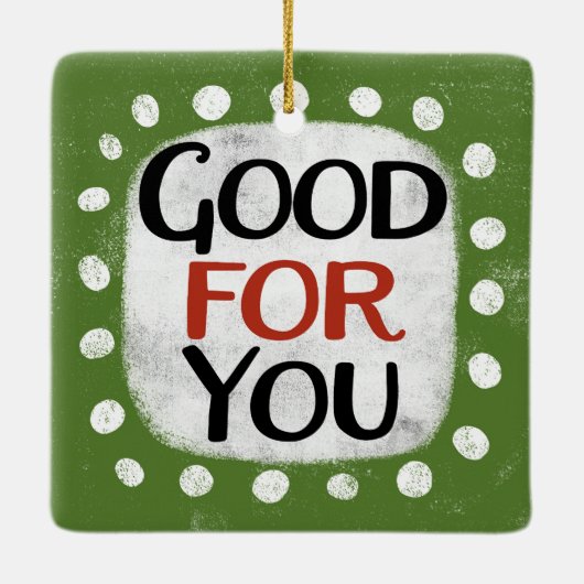 Goed voor je Ornament (Achterkant)
