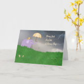 Goed voor Kaart voor kinderen met olifant en parap (Gele Bloem)