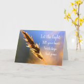 Goed voor kanker of ernstige ziekte kaart (Gele Bloem)