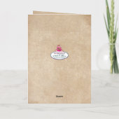 Goed voor kinderen Girl Teddy Bear Hugging Beer Au Kaart (Achterkant)