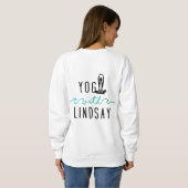  Goed voor levenssweatshirt met Logo Trui (Achterkant volledig)