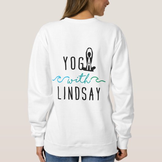  Goed voor levenssweatshirt met Logo Trui (Achterkant)