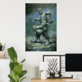 Goed voorbereide POW Poster (Thuiskantoor)